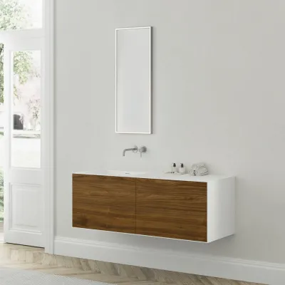 Copenhagen Chic 140L - MKII, Glacier White Corian® w/American Walnut