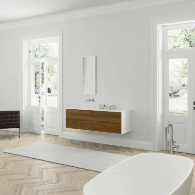 Copenhagen Chic 160L - MKII, Glacier White Corian® w/American Walnut