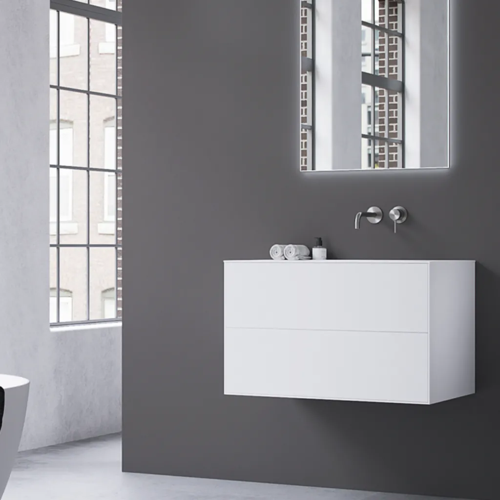 Copenhagen Chic 80 - MKII Bathroom furniture, Corian®, Mathvid