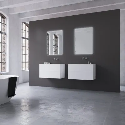 Copenhagen Chic 80 - MKII Bathroom furniture, Corian®, Mathvid