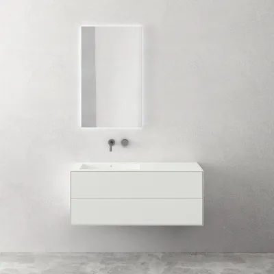 Copenhagen Chic II 120L - MKII - Bathroom furniture, Corian®, Mathvid