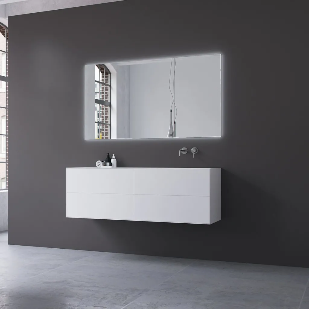 Copenhagen Chic 140R - MKII - Bathroom furniture, Corian®, Mathvid