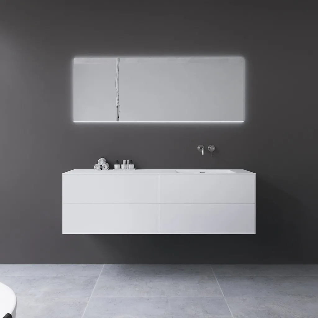 Copenhagen Chic 160R - MKII, Bathroom furniture, Corian®, Mathvid