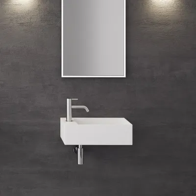 Kubo 50SR - 50x30, Sink on the right, Mathvid SolidTec®