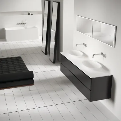 Shape 60 - 60x35 Washbasin, Matt white SolidTec®
