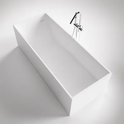Frozen Tub 180 - Bathtub 180x76, Solid Matt White SolidTec®