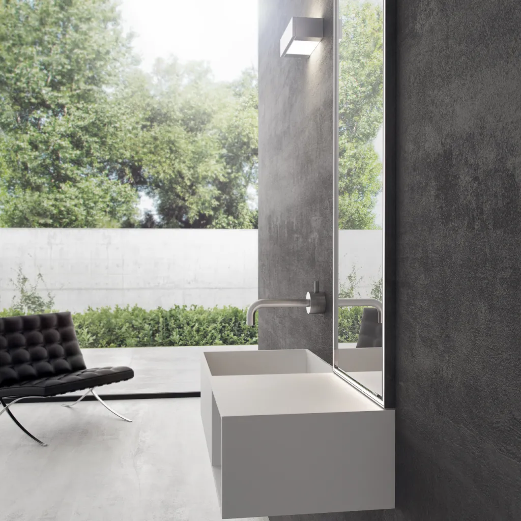 Boxo 80L - 80x35, Sink on the left, Mathvid SolidTec®