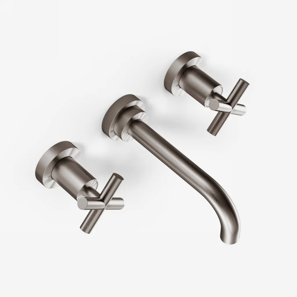 Fly Classic FHV202 - Washbasin armature, PVD Brushed Steel