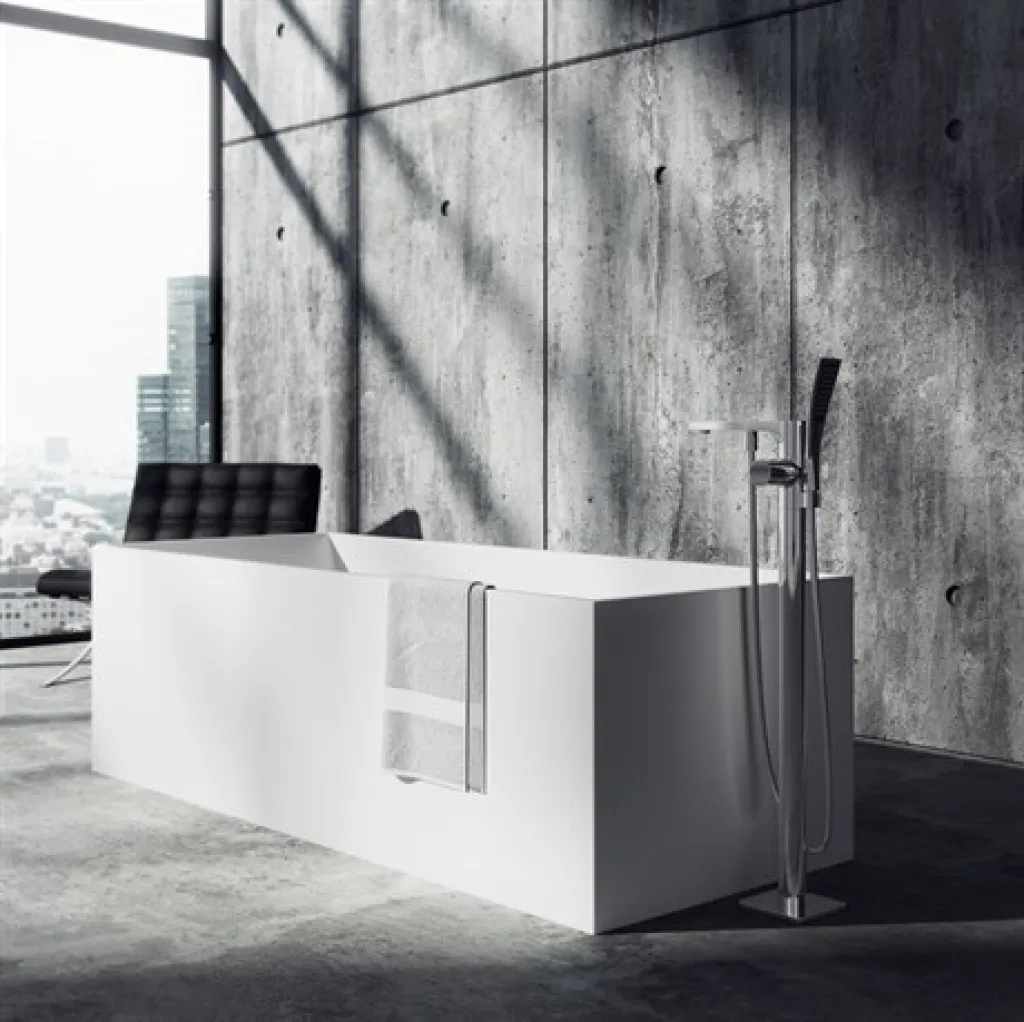Frozen Tub 170 - Bathtub 170x72, Solid Matt WhiteSolidTec®