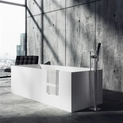 Frozen Tub 170 - Bathtub 170x72, Solid Matt WhiteSolidTec®