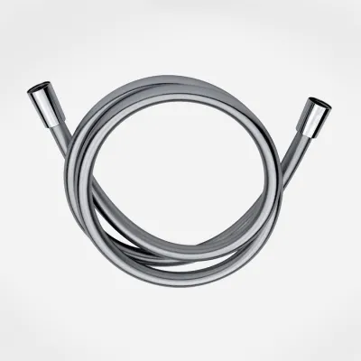 Bad & Stil BS15 1,5 m glat bruseslange - Chrome