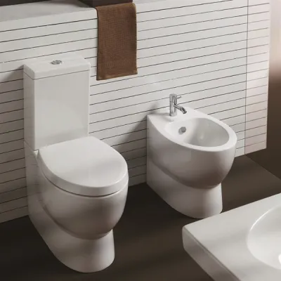 Spazio Universaltoilet LFT25 - White porcelain