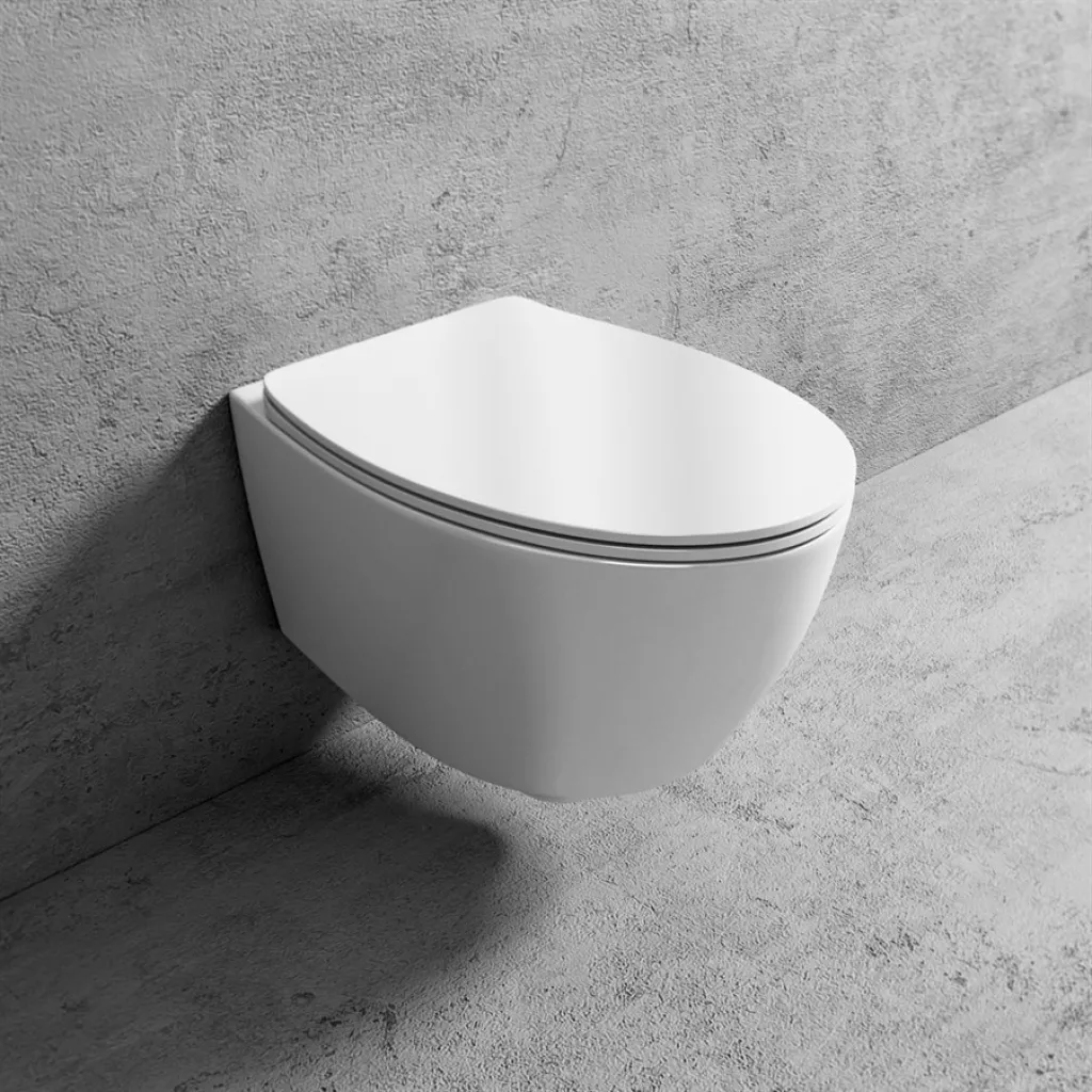 Spazio LFT18 - Wall-hung toilet, White