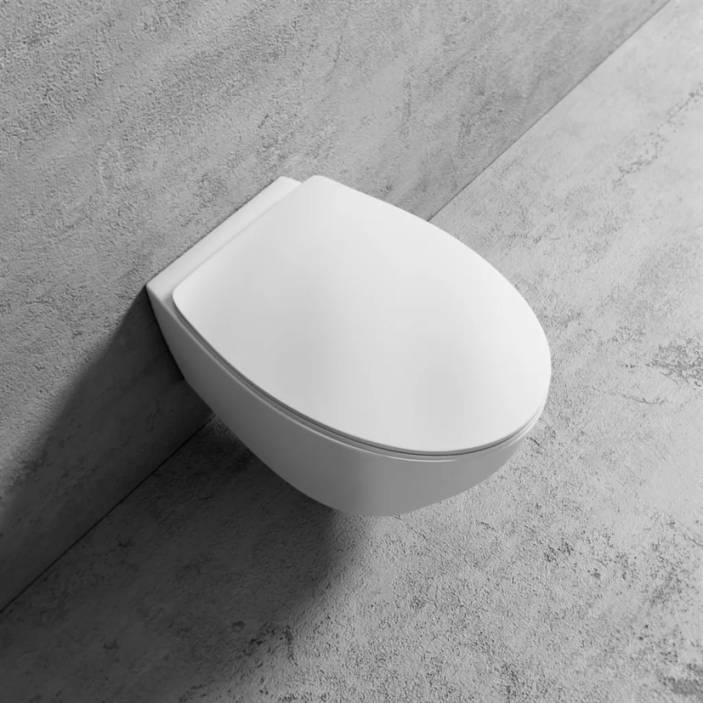 Spazio LFT18 - Wall-hung toilet, White