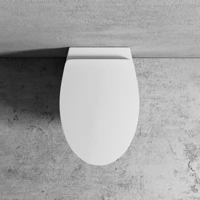Spazio LFT18 - Wall-hung toilet, White