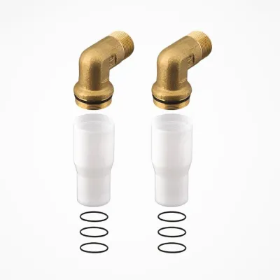 Pulcher Lækagesikring 3/4” - for recessed fitting, straight, 2 pieces