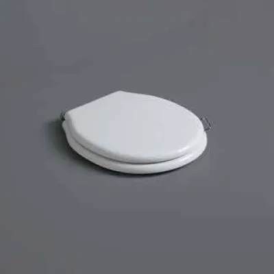 Old England Lante LA006 - Toilet seat, White, soft close, Chrome fittings