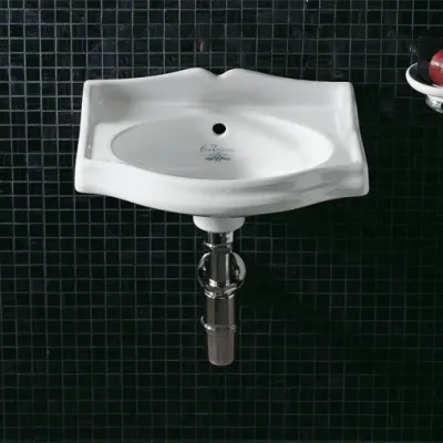 Old England OEA-035 - 37x28 cm. White Porcelain Sink