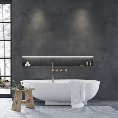 The Egg 181 - Bathtub 181x93, Solid Matt White SolidTec®