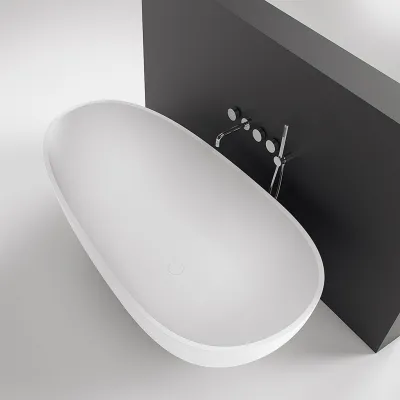 The Egg 181 - Bathtub 181x93, Solid Matt White SolidTec®
