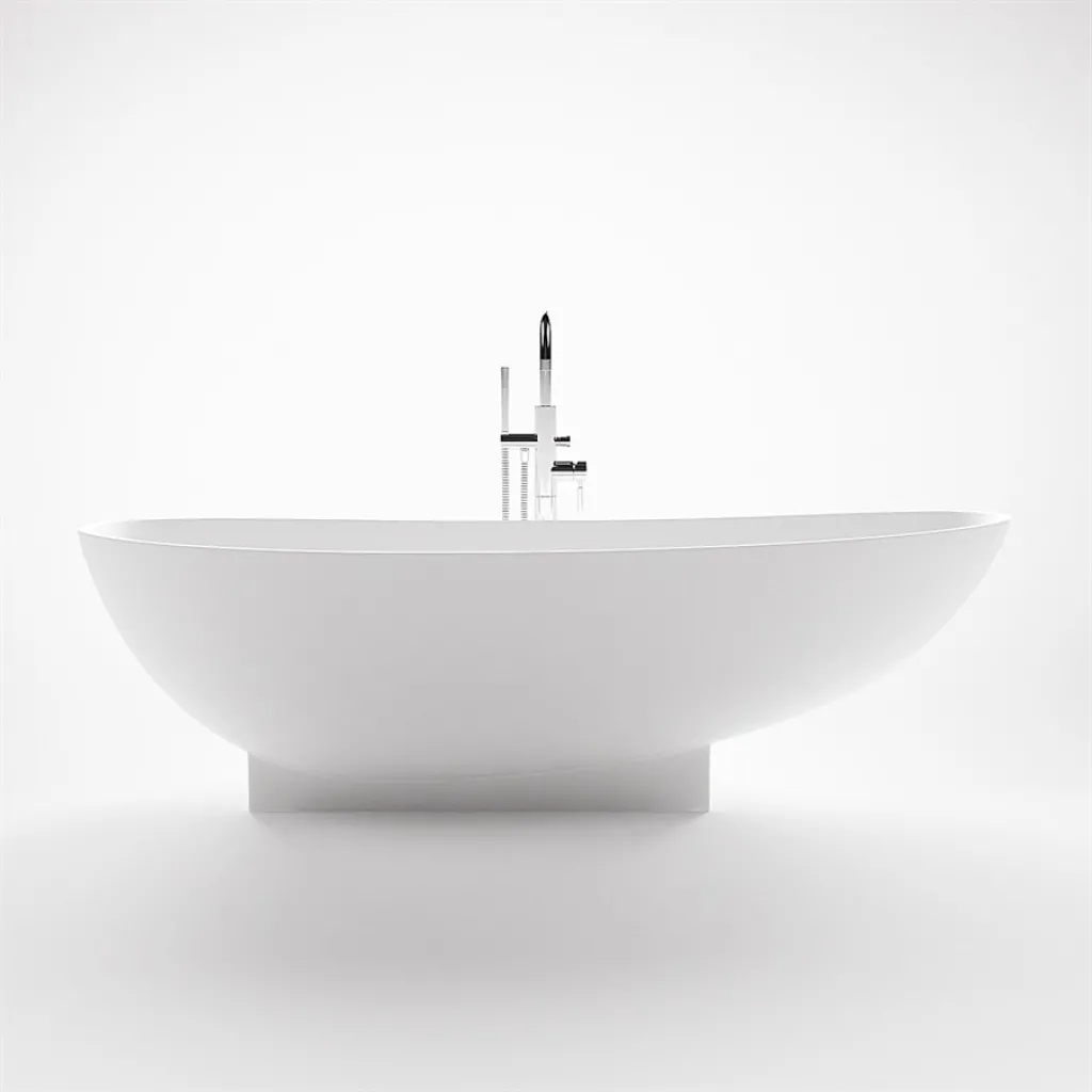 Boheme 182 - Bathtub 182x82, Solid Matt White SolidTec®