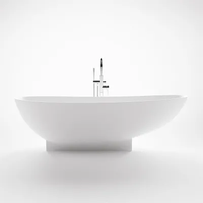 Boheme 182 - Bathtub 182x82, Solid Matt White SolidTec®