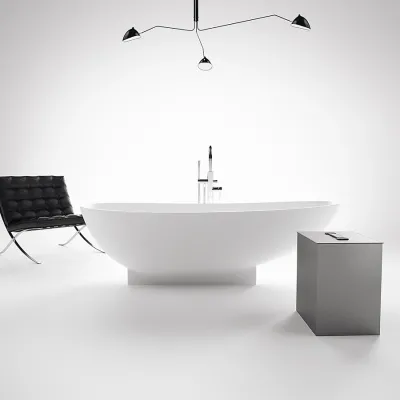 Boheme 182 - Bathtub 182x82, Solid Matt White SolidTec®