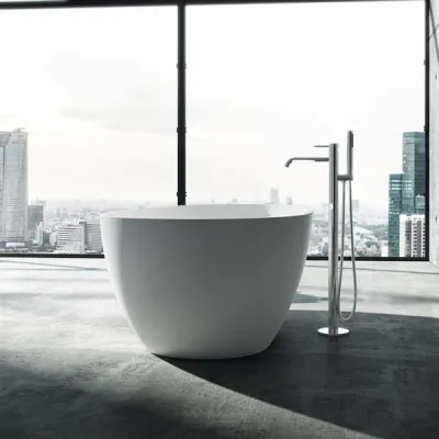 Boheme XL 180 - Bathtub 180x90, Solid Matt White SolidTec®