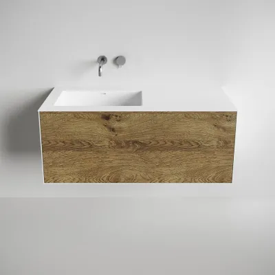 Copenhagen Chic 120L - Mathvid Corian® w/Raw Wild Oak