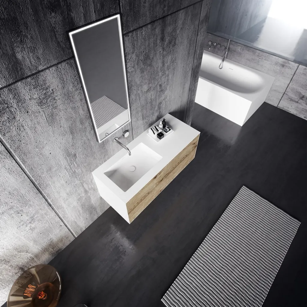Copenhagen Chic 120L - Mathvid Corian® w/Raw Wild Oak
