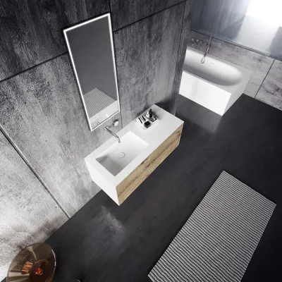 Copenhagen Chic 120L - Mathvid Corian® w/Raw Wild Oak