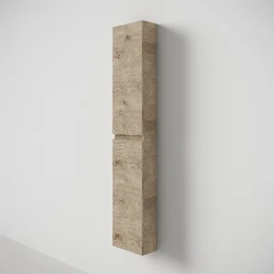 Copenhagen Front - 162x30x15 cm Tall cabinet, Raw Wild Oak