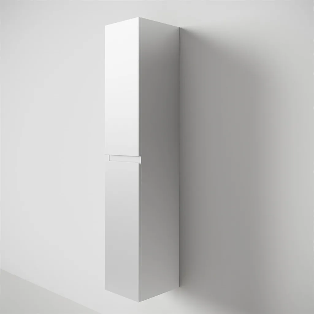 Copenhagen Front - 162x30x35 cm Tall cabinet, Matt white
