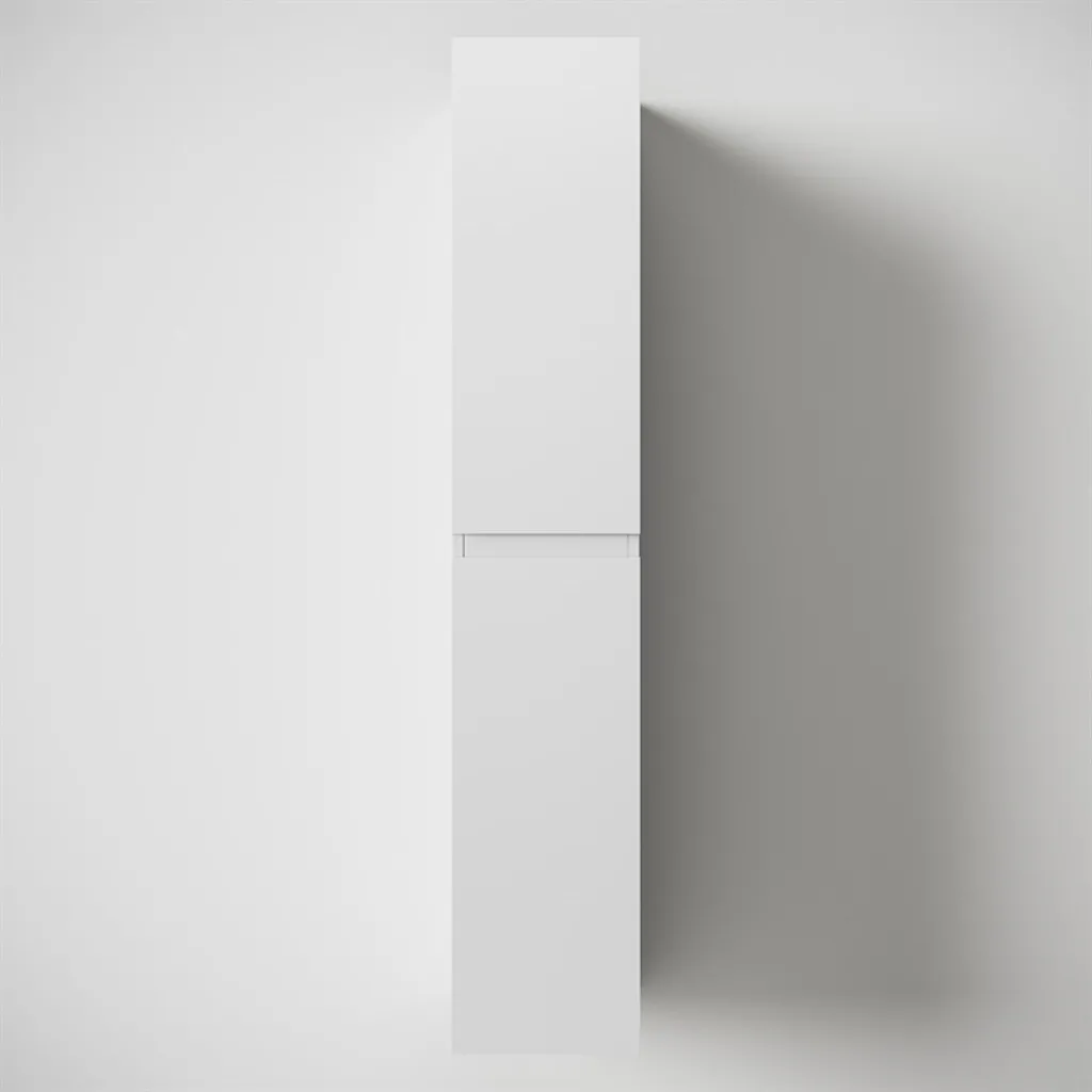 Copenhagen Front - 162x30x35 cm Tall cabinet, Matt white