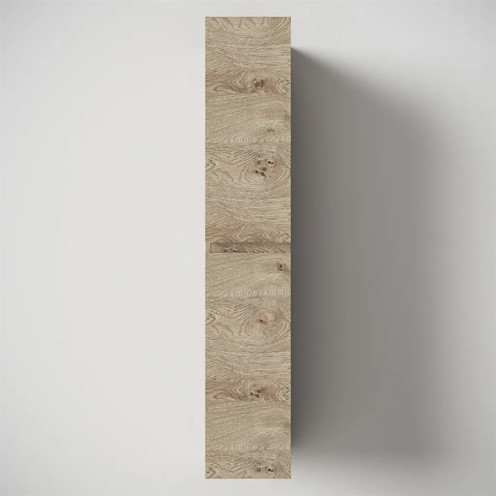 Copenhagen Front - 162x30x35 cm Tall cabinet, Raw Wild Oak