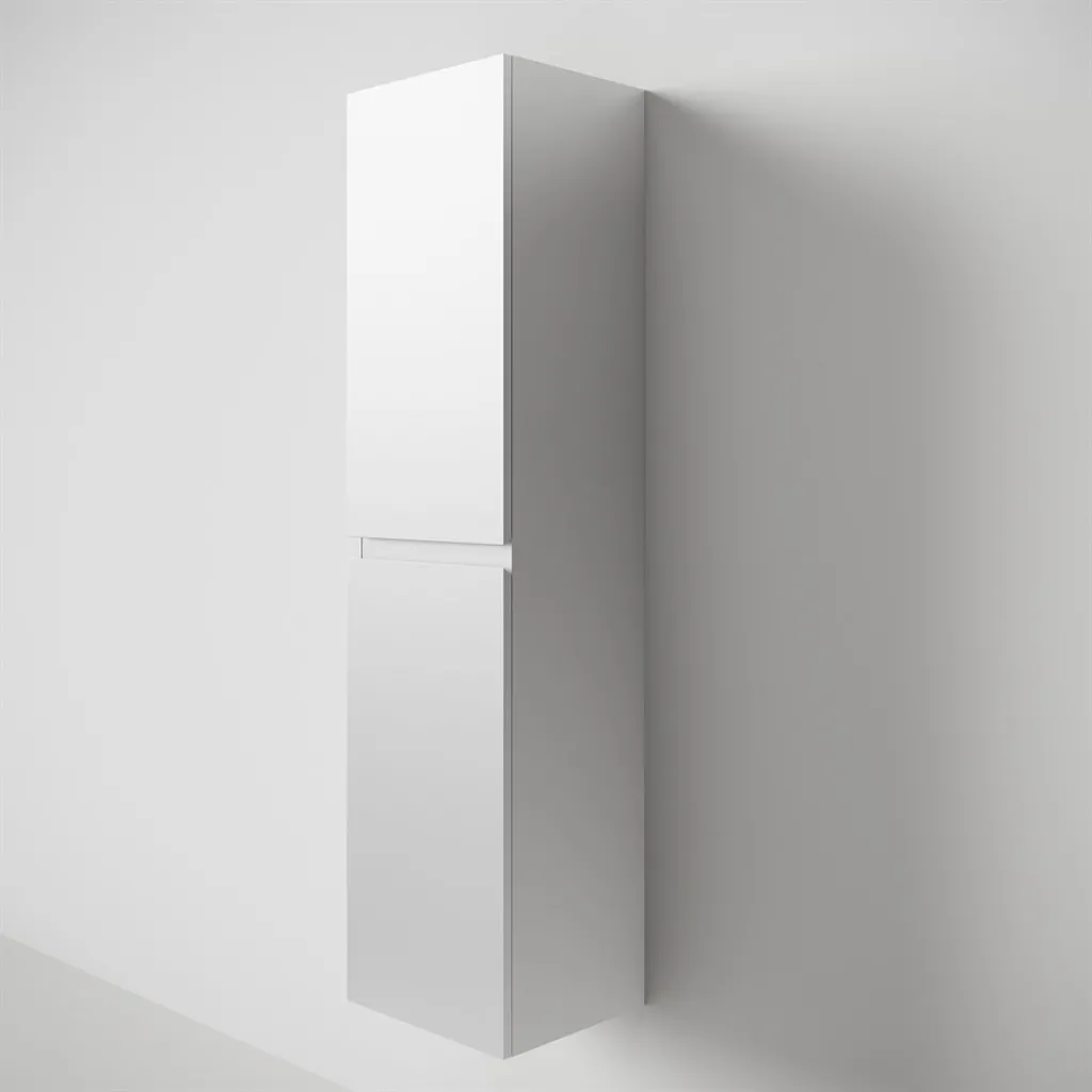 Copenhagen Front - 162x40x35 cm Tall cabinet, Matt white
