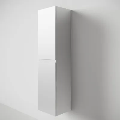 Copenhagen Front - 162x40x35 cm Tall cabinet, Matt white
