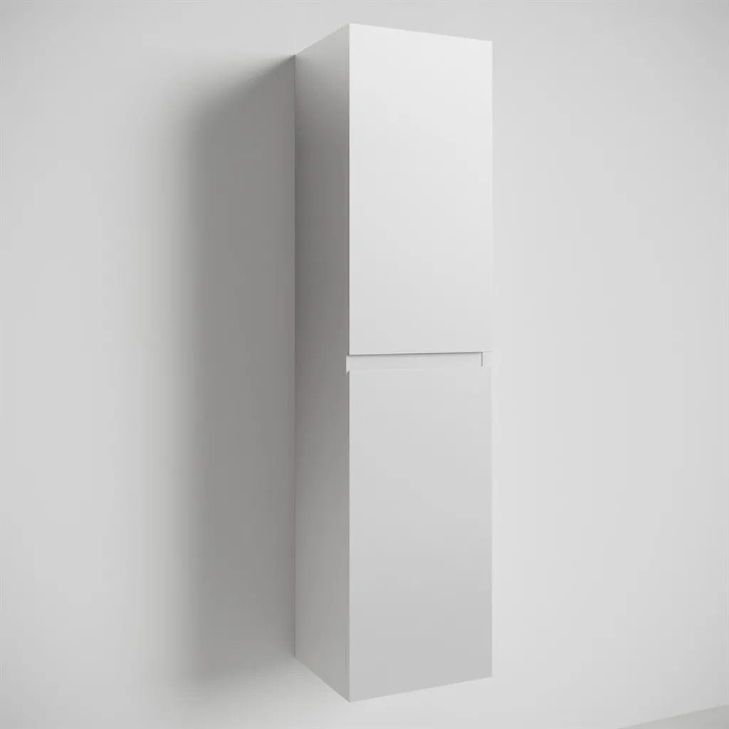 Copenhagen Front - 162x40x35 cm Tall cabinet, Matt white