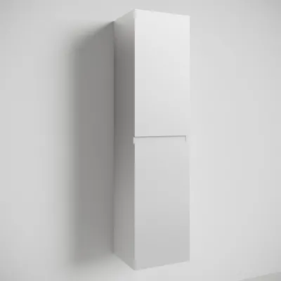Copenhagen Front - 162x40x35 cm Tall cabinet, Matt white