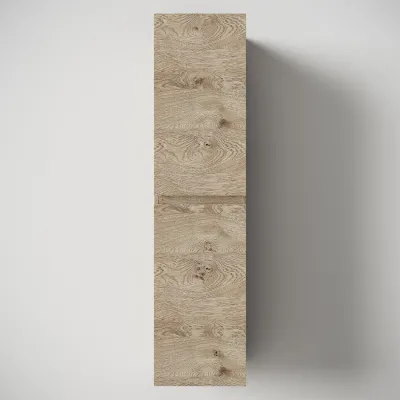 Copenhagen Front - 162x40x35 cm Tall cabinet, Raw Wild Oak
