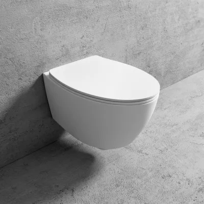Spazio LFT18 - Wall-hung toilet, Matt White