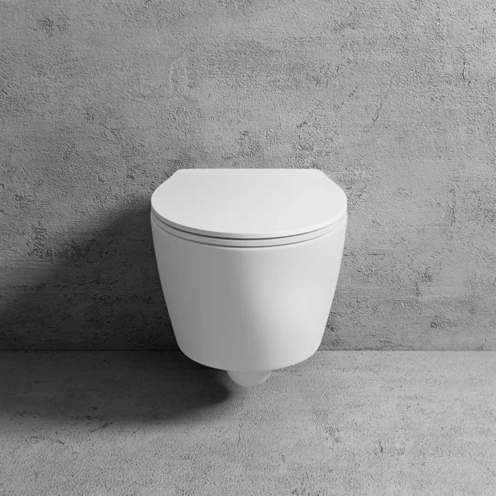 Spazio LFT18 - Wall-hung toilet, Matt White