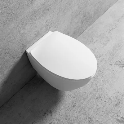 Spazio LFT18 - Wall-hung toilet, Matt White