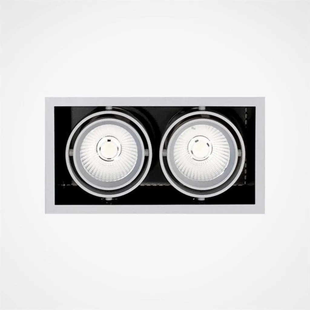 Exsite 2 LED - 245x130 mm, incl. driver & light source, White