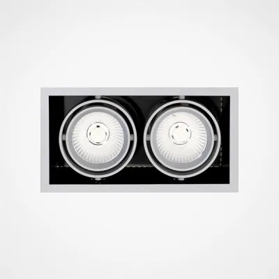 Exsite 2 LED - 245x130 mm, incl. driver & light source, White