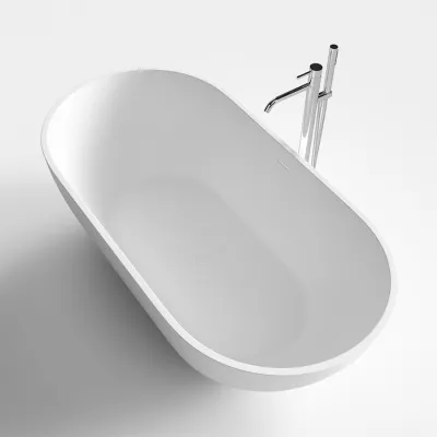 Pulcher® Mood 178 - Bathtub 178x88, Matte White SolidTec®
