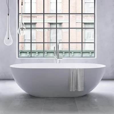 Pulcher® Mood 178 - Bathtub 178x88, Matte White SolidTec®
