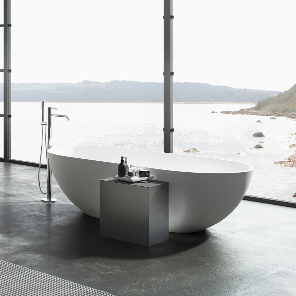 Pulcher® Mood 178 - Bathtub 178x88, Matte White SolidTec®