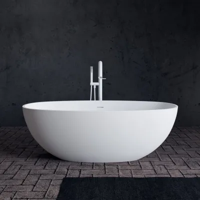 Pulcher® Mood 165 - Bathtub 165x78, Matt White SolidTec®