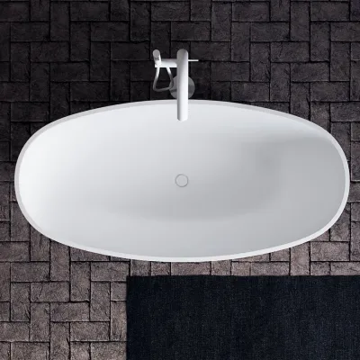 Pulcher® Mood 165 - Bathtub 165x78, Matt White SolidTec®